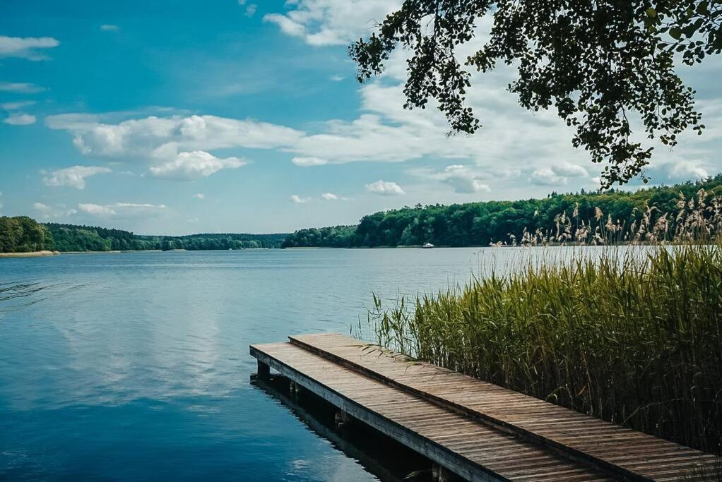 Holzhaus Direkt Am See Priepert 外观 照片