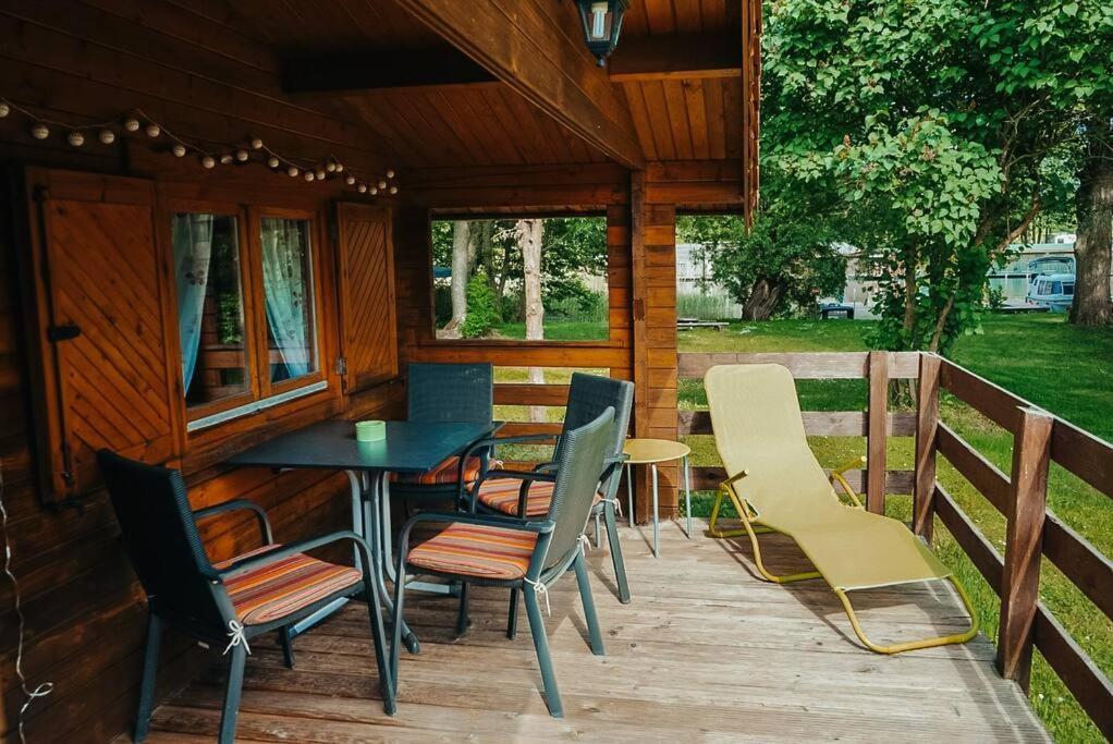 Holzhaus Direkt Am See Priepert 外观 照片