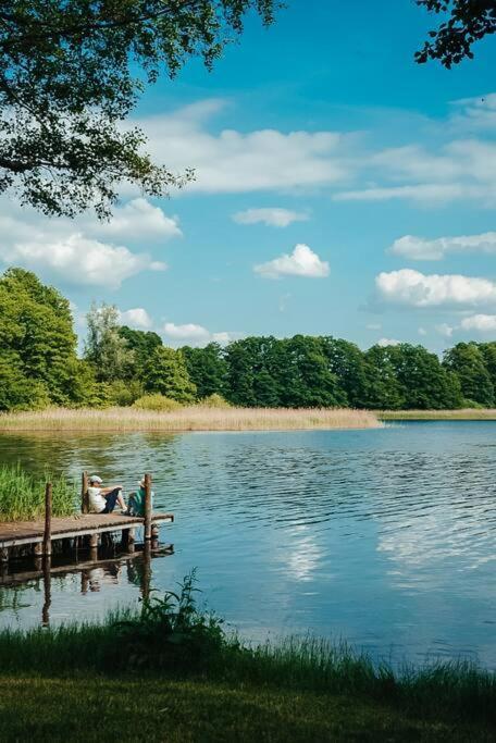 Holzhaus Direkt Am See Priepert 外观 照片