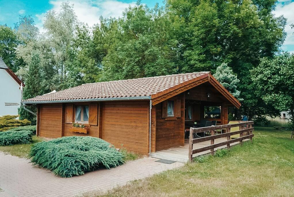 Holzhaus Direkt Am See Priepert 外观 照片